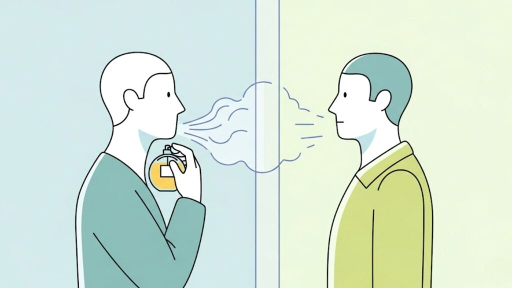 「香水臭い」と思われないための境界線