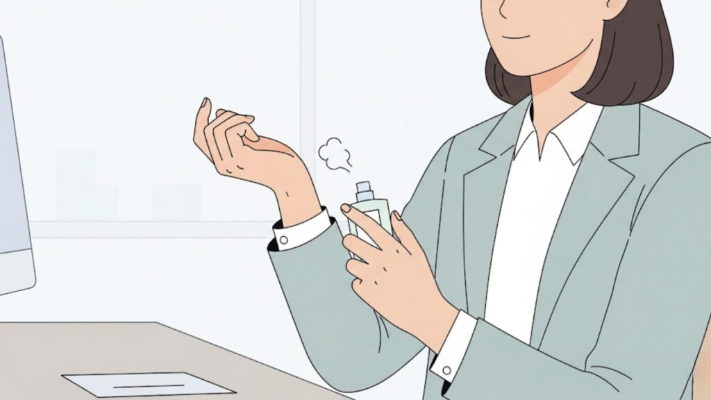 オフィスでのマナーと濃度コントロール