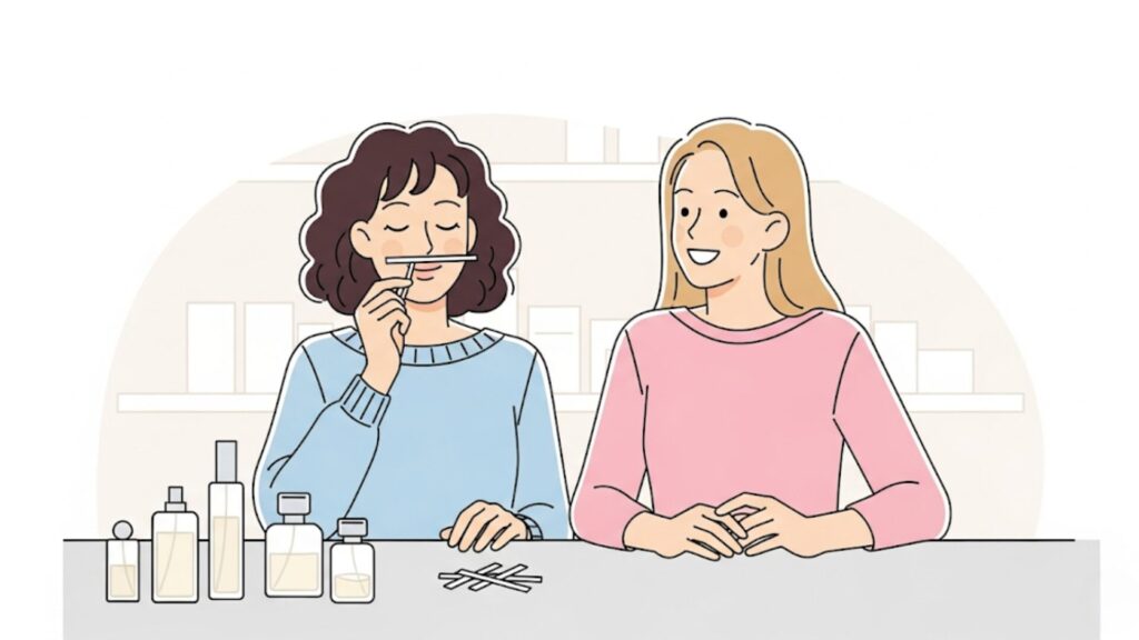 友達への香水は人間関係を深める
