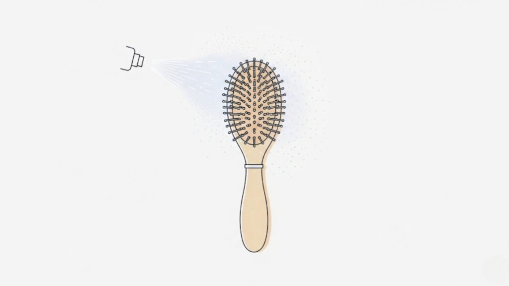 くしにつけるプロのテクニック