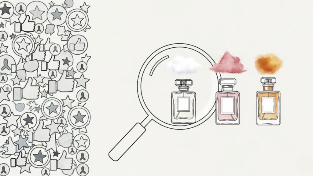 人気の香りを科学的に見極めるコツ