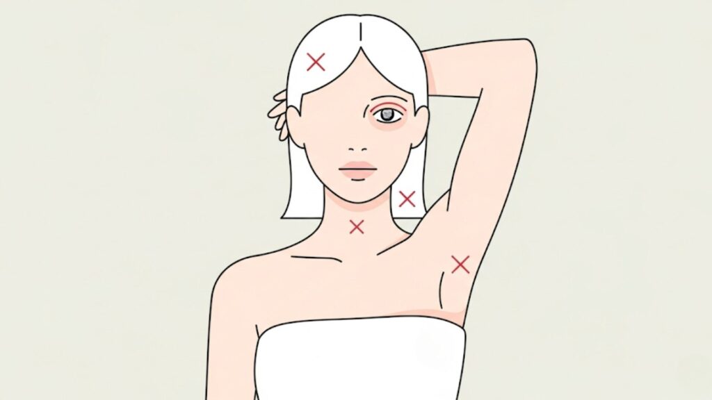 実はNG。香水をつけてはいけない場所